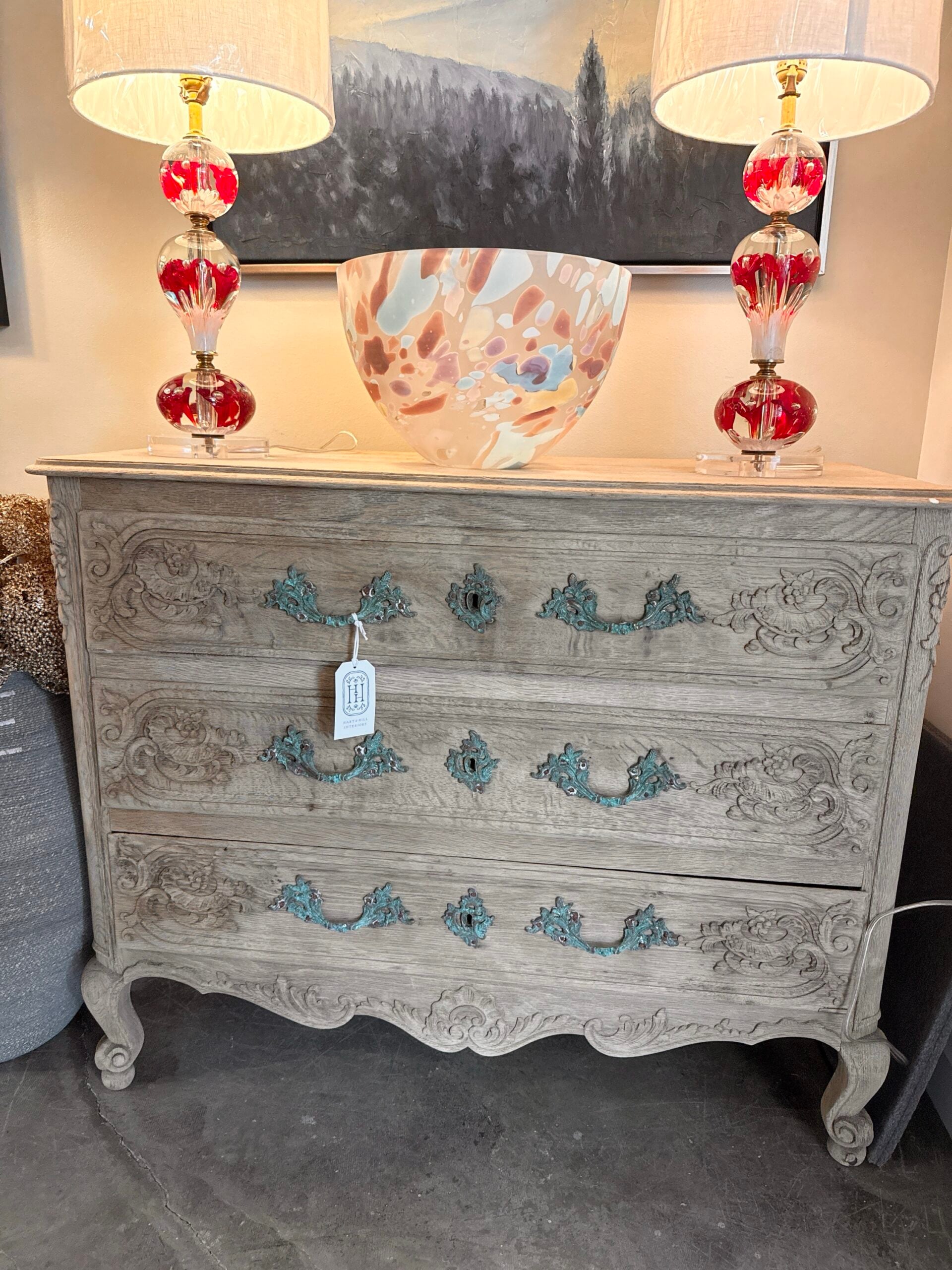 antique french chest of drawers patina pulls